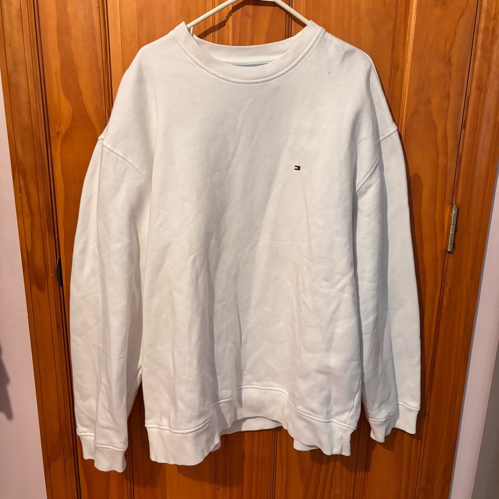 X-Large White Tommy Hilfiger Sweatshirt
